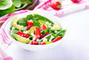 Avocado Strawberry Spinach Salad with Poppy Seed Dressing