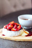 Camembert with Balsamic Macerated Strawberries