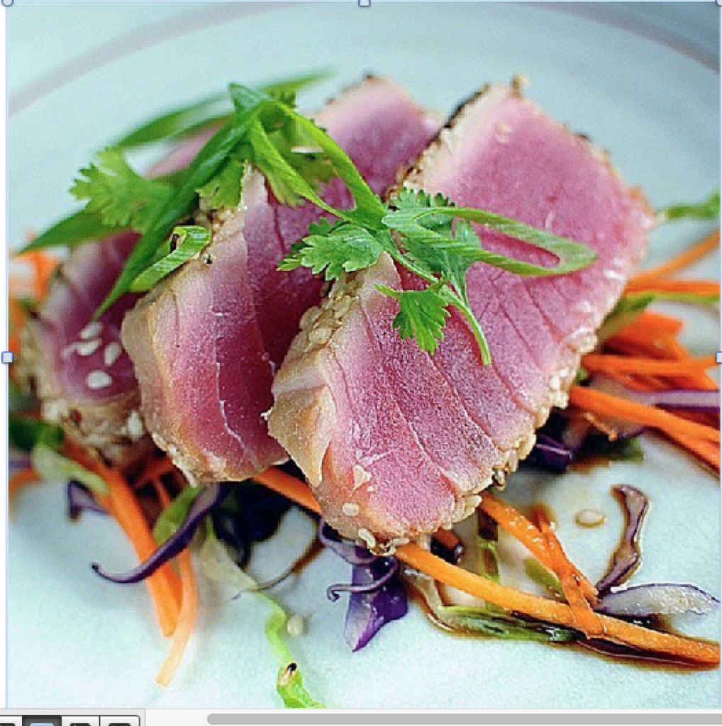 Spice-Rubbed Seared Tuna Steaks with Balsamic