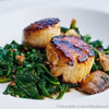 Seared Scallops with Apple Cider-Balsamic Glaze