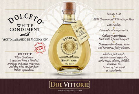 Image of Due Vittorie Dolceto White Balsamic Vinegar